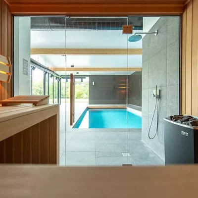 zwembad sauna wellness luxe vakantiewoning ardennen durbuy